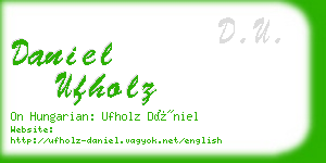 daniel ufholz business card